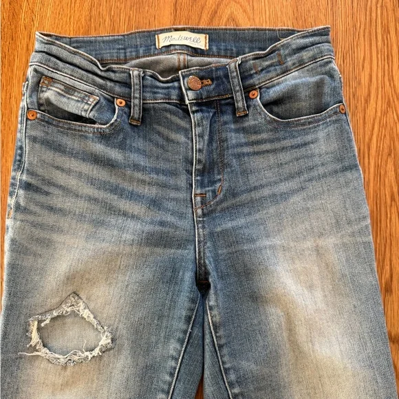 Madewell High Riser Blue Skinny Jeans - Picture 2 of 8